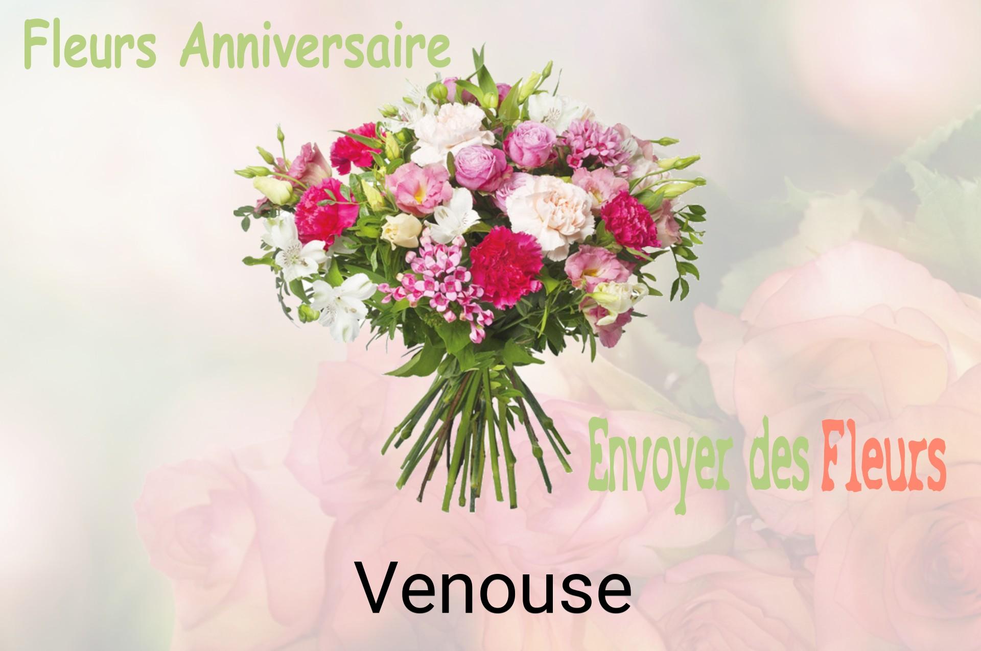 Bouquet de fleurs d’anniversaire livré à Venouse